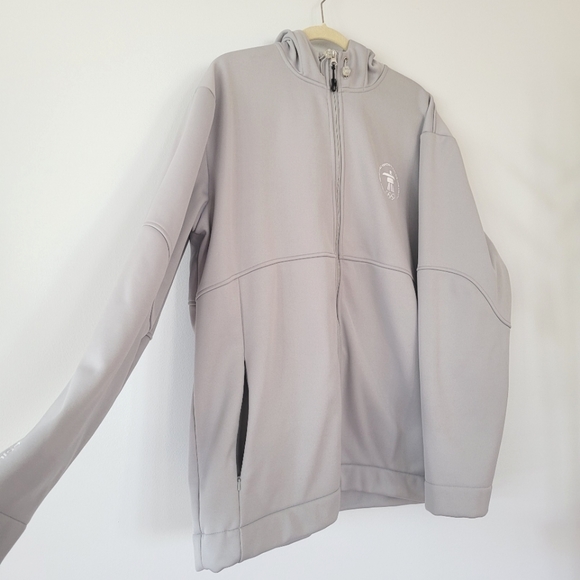 VANCOUVER 2010 OLYMPIC Winter Game Official Merchandise Light Grey Hoodie Jacket - Picture 3 of 15